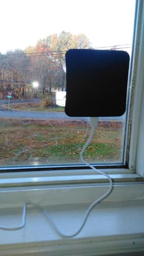 Customer photo review of Solar Window Power Bank Charger