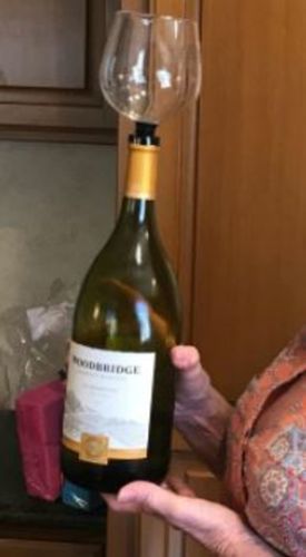 Customer photo review of Wine Guzzle Buddy