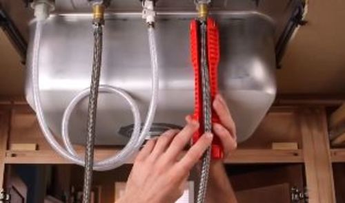 Customer photo review of New Faucet and Sink Installer