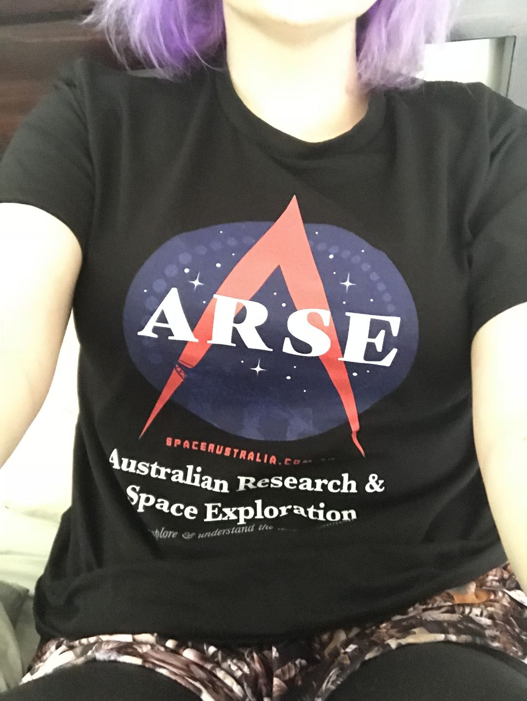 Customer photo review of Launch Tee - Black