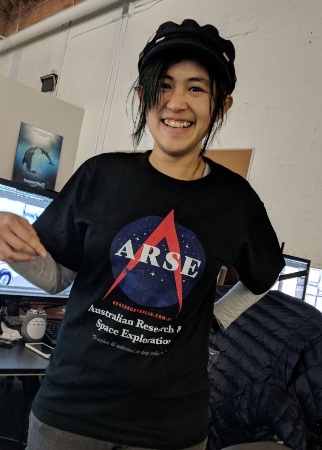 Customer photo review of Launch Tee - Black