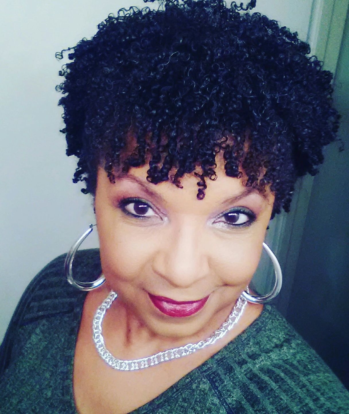 Customer photo review of Step 3: Divine Shine Moisture Lock & Frizz Fighter (For Tight Curls)