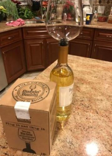 Customer photo review of Wine Guzzle Buddy
