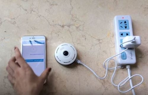 Customer photo review of 360° Wifi Panoramic Surveillance Camera