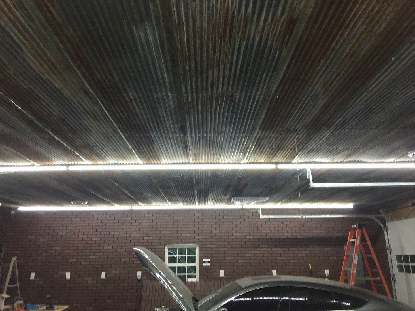 Customer photo review of T8 4ft V Shape LED Tube 30W Integrated 6500k Clear, 4 foot LED shop lights, 4000 Lumens