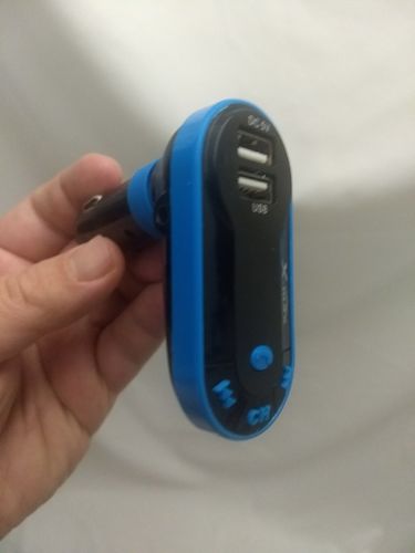 Customer photo review of Wireless Hands-Free Car Audio Kit w/USB Fast Charger Port