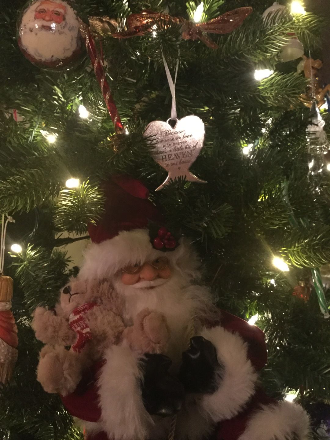 Customer photo review of Guardian Angel Christmas Ornament