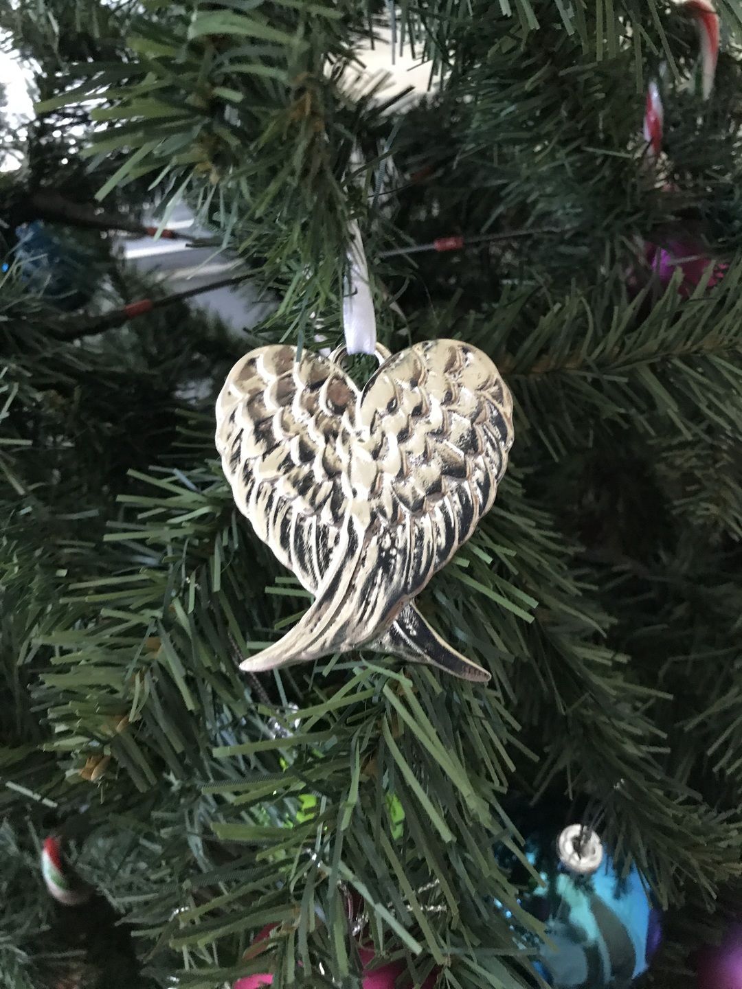 Customer photo review of Guardian Angel Christmas Ornament