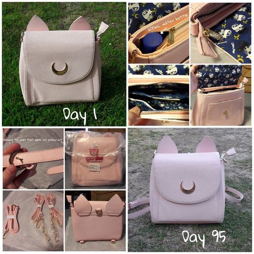 Customer photo review of Sailor Moon Luna Artemis Diana Backpack SP165983