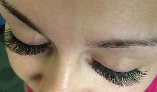Customer photo review of Rainbow Lash Extensions (Full Set)
