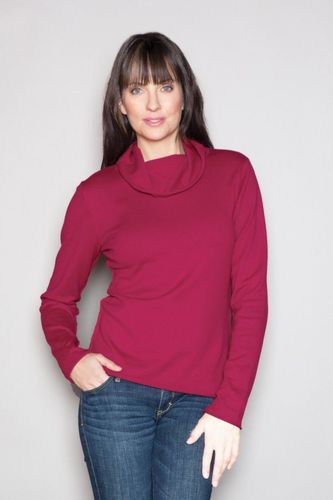 Customer photo review of Cowl Sweater 'Holly' in Organic Cotton and Cashmere