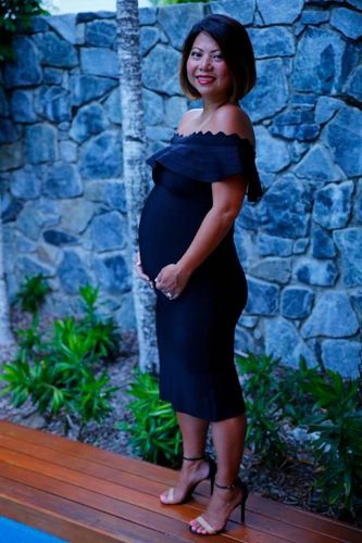 Customer photo review of Sienna Dress | BLACK