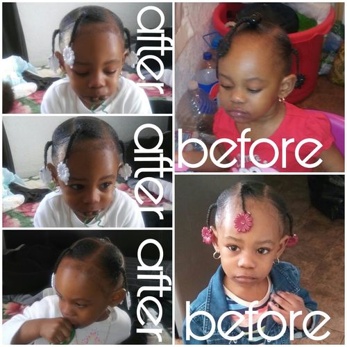 Customer photo review of All Natural Hair Butter 8oz