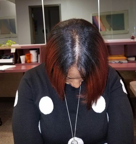 Customer photo review of Mink little all natural hair butter