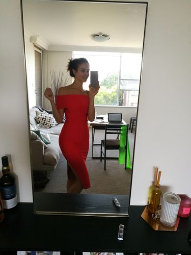 Customer photo review of Olivia Dress | RED