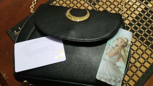 Customer photo review of White/Black Sailor Moon Luna/Artemis Shoulder Bag High Quality Version SP152413