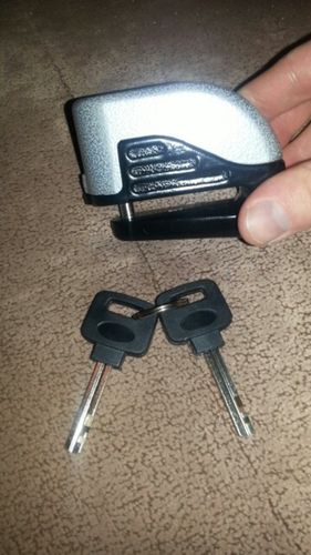Customer photo review of Motorcycle Alarm Disc Lock