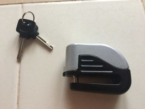 Customer photo review of Motorcycle Alarm Disc Lock