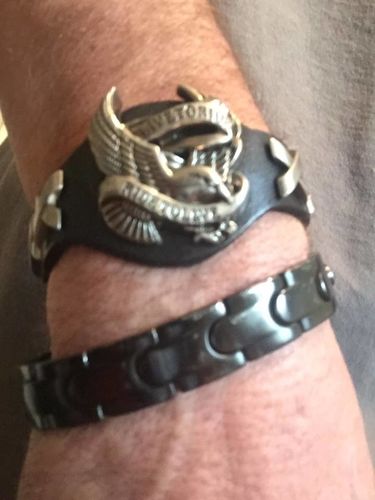 Customer photo review of Live To Ride, Ride To Live Bracelet