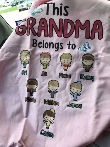Customer photo review of Nana Belongs To. Making GrandParents Proud. Your GrandKids Will Love You More.