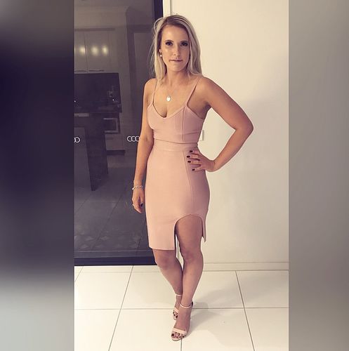 Customer photo review of Lexi Mini Dress | MOCHA