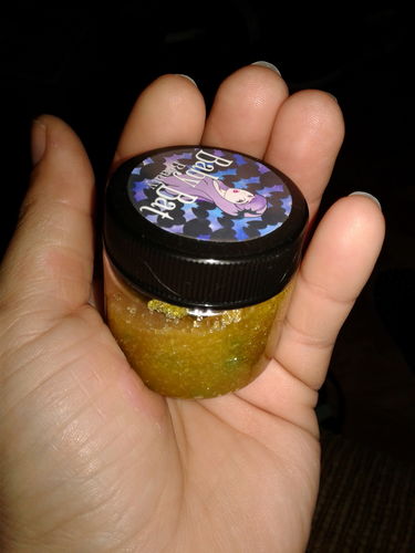 Customer photo review of Celestial Cupcake Lip Scrub