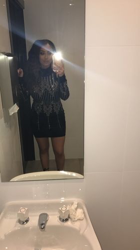 Customer photo review of Baxter Embellished Dress
