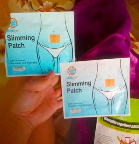 Customer photo review of Kongdy Unisex Weight Loss Slimming Patches - 10 Pieces