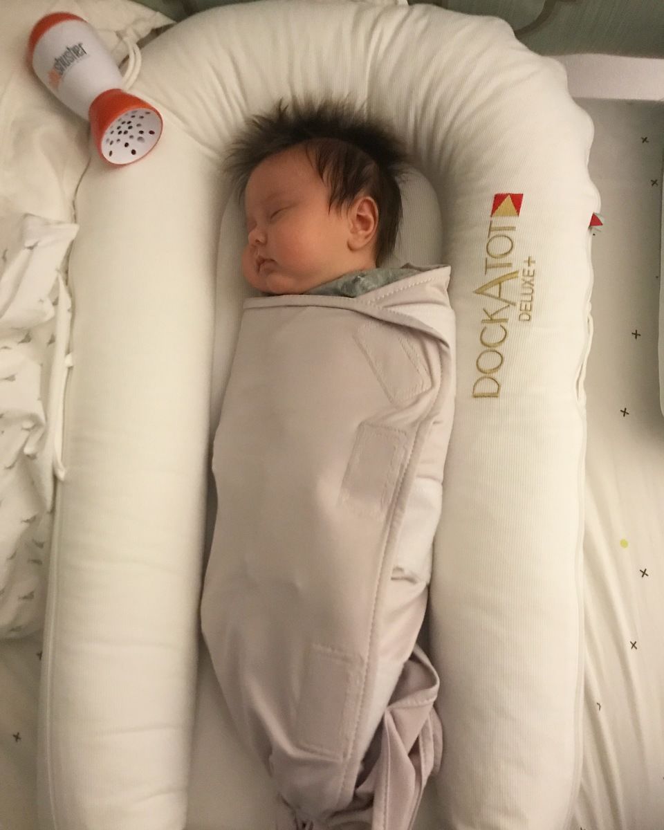It's the only swaddle that I have used that worked. It stayed on