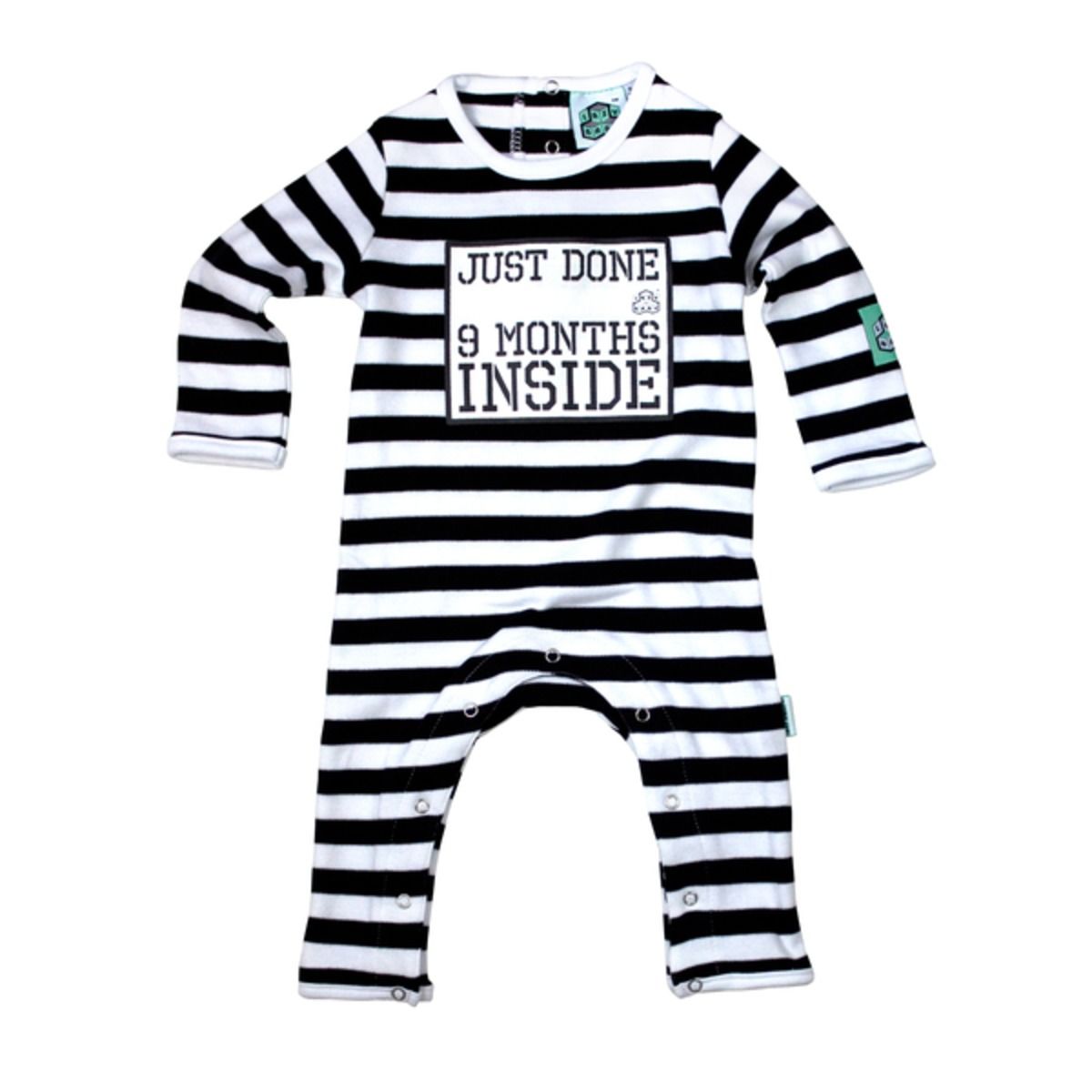 Customer photo review of Just Done 9 Months Inside® New Born Baby Grow- Baby Shower Gift - Coming Home Outfit  by Lazy Baby®