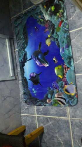 Customer photo review of Aqua Bathroom Set (3 pc)