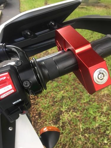 Customer photo review of Handlebar Brake Lever Lock