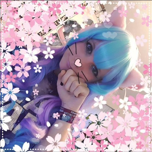 Customer photo review of Pastel Harajuku Long Curl Wig SP179482