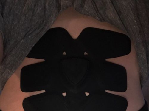 Customer photo review of The Ultimate EMS Abs & Muscle Trainer