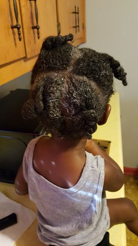 Customer photo review of All Natural Hair Butter 8oz