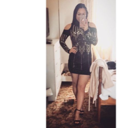 Customer photo review of Baxter Embellished Dress