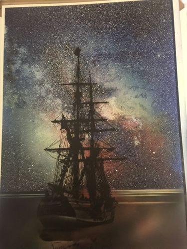 Customer photo review of Dru Blair: Airbrush - Beginners Aug 31 - Sept 3, 2017