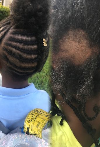 Customer photo review of All Natural Hair Butter 8oz