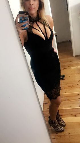 Customer photo review of Victoria Lace Dress | BLACK