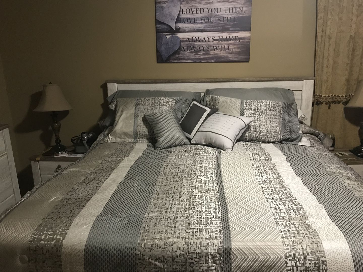 Customer photo review of "Loved You Always" Premium Canvas