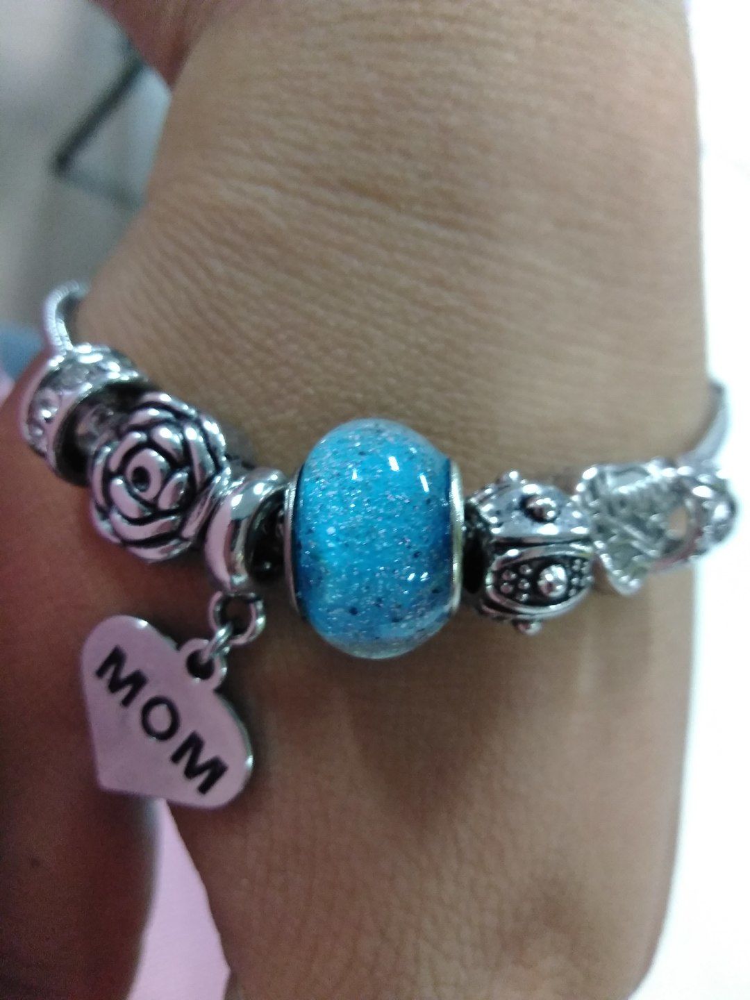 Customer photo review of Solid Color Bead with Cremains