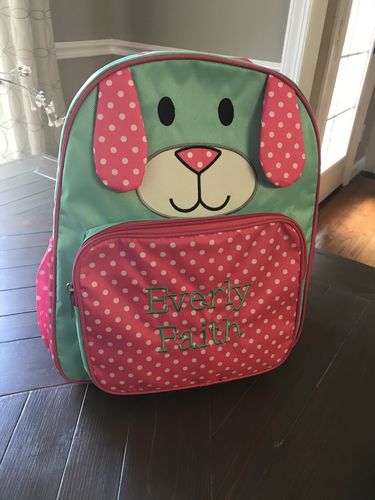 Polka Dot Butterfly Student Backpack Personalized