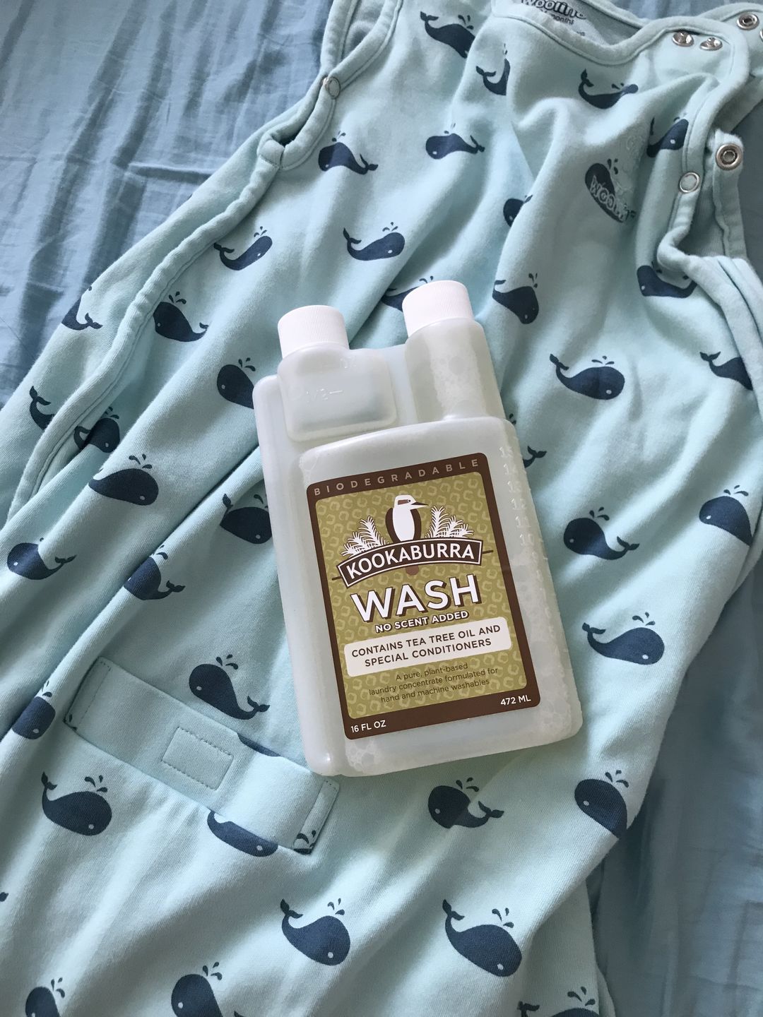 Customer photo review of Kookaburra Wool Wash Non-Scented (16-Ounce)