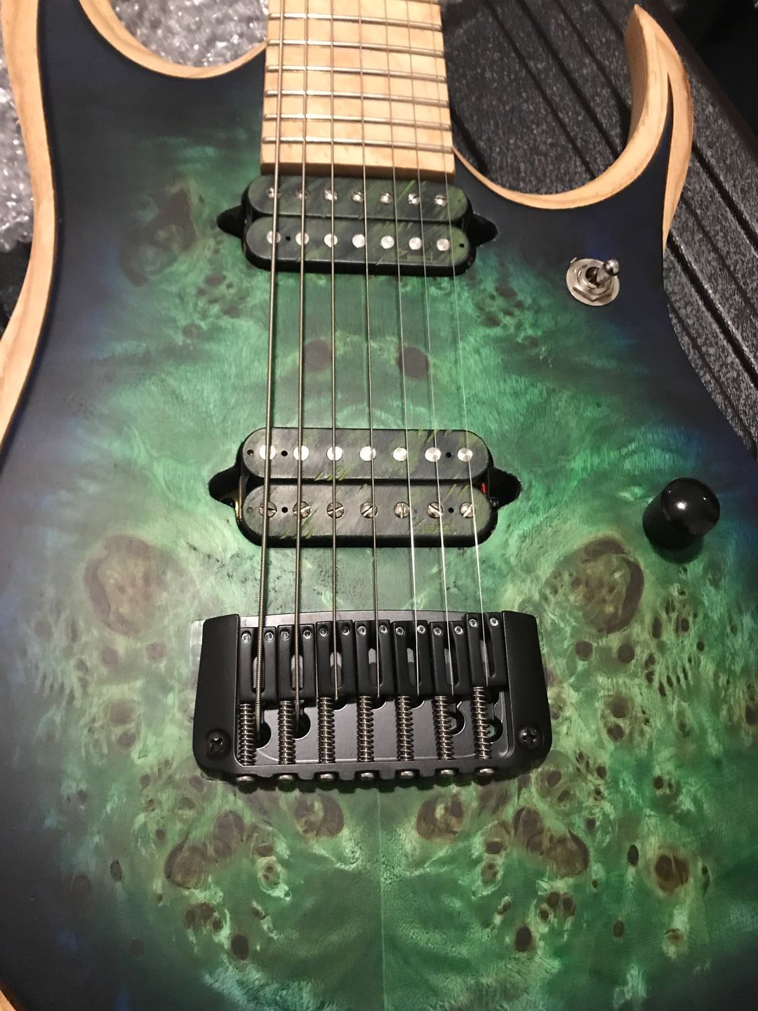 Customer photo review of 7 String Ibby HM Guitar Bridge