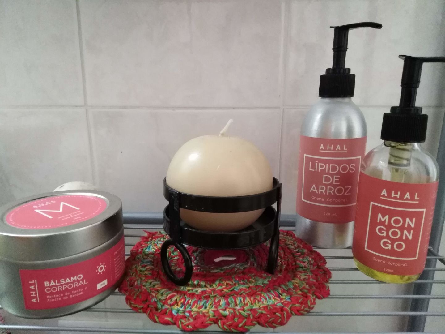 Customer photo review of Suero Corporal Humectante Mongongo con Pachuli