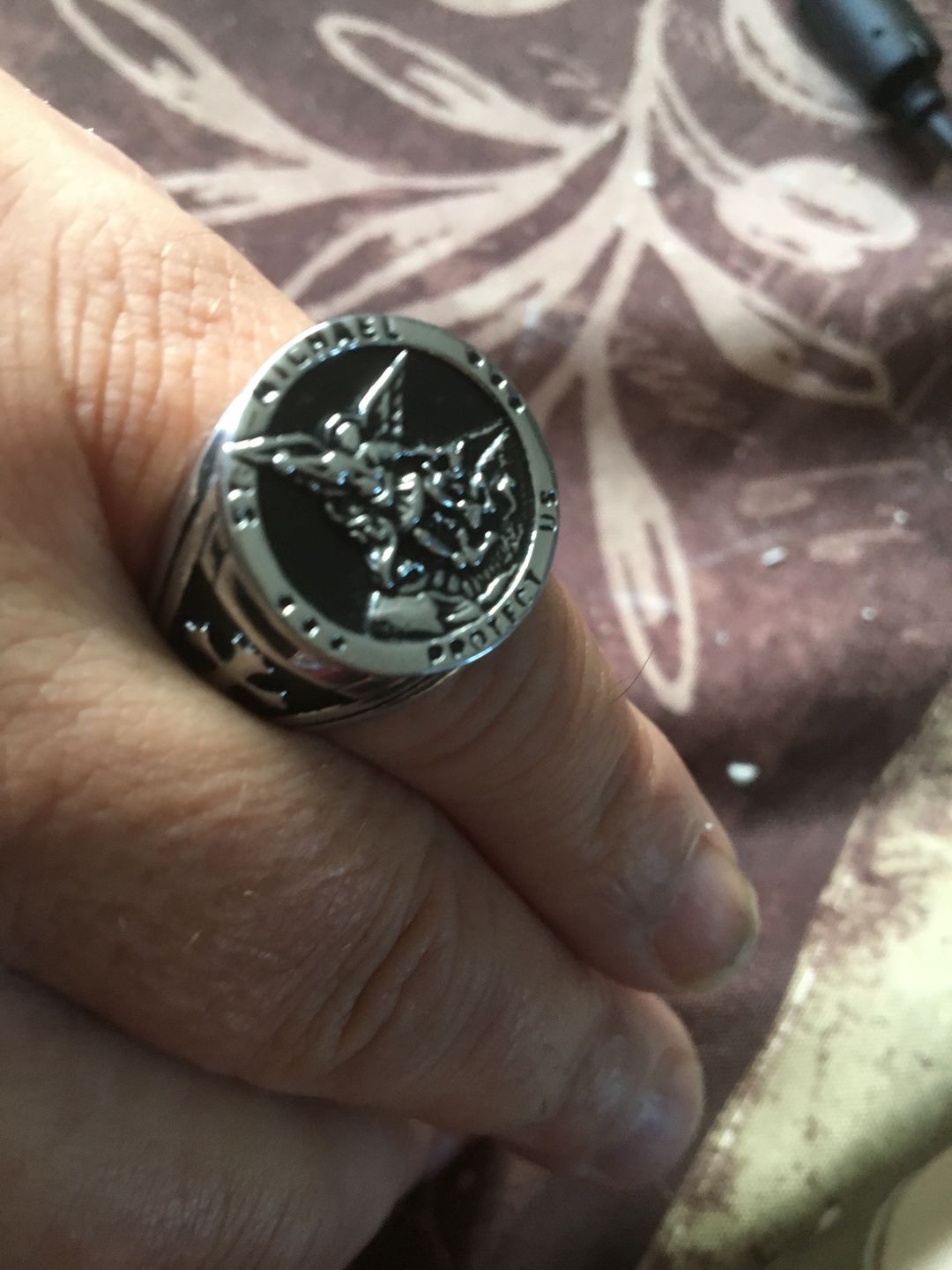 Customer photo review of Bague de l'Archange Michel