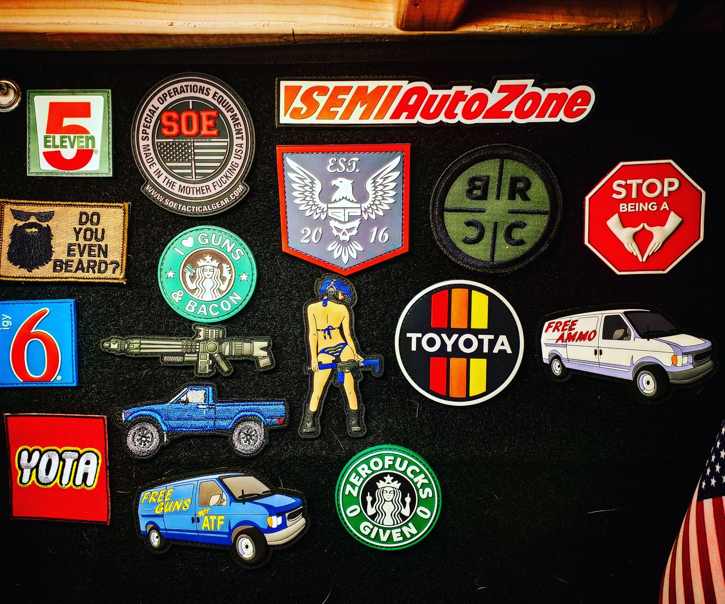 Customer photo review of Tactical Camera Morale Patch