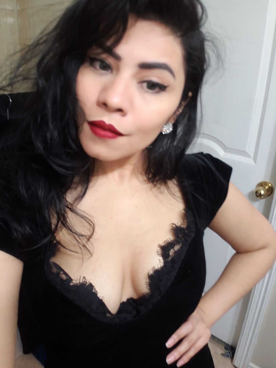 Customer photo review of Baudelaire Wiggle Dress in Black