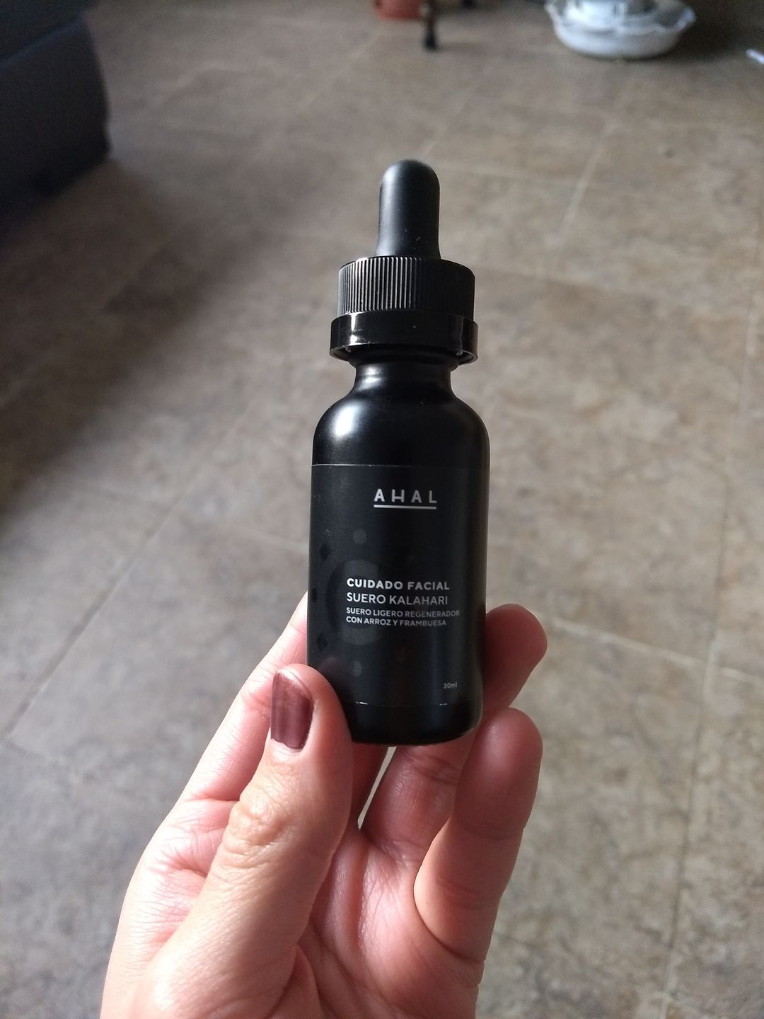 Customer photo review of Suero Humectante Facial con Kalahari