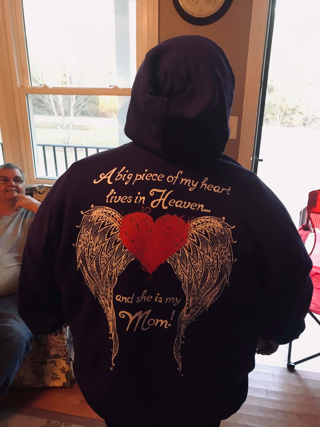 Customer photo review of Son - A Big Piece of my Heart Hoodie